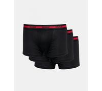 HUGO Planet 3-Pack Stretch-Cotton Logo Waistband Trunks - Black 002 - Black 002 - L