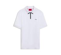 Hugo Dalomino 10257070 Short Sleeve Polo White L Men