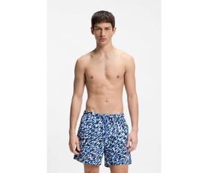 HUGO Quick-dry swim shorts with all-over print - Style CALALA, 50510061 Blue S
