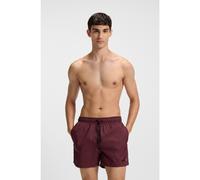 HUGO Quick-dry swim shorts with logo print - Style HAITI, 50469312 Dark Red L