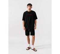 HUGO Ray Mens Gradient Logo Pyjama T-Shirt - Black 001