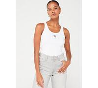 Hugo Womens Datamia Tank Top 12 (L) White