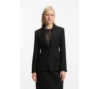 HUGO Regular-fit blazer in stretch twill - Style Anelora, 50559009 Black 12