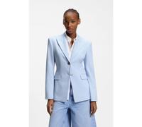 HUGO Regular-fit blazer with gold-tone buttons - Style Asmalla, 50561450 Light Blue 16