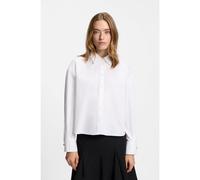 HUGO Regular-fit blouse in cotton poplin - Style Elma, 50550548 White 6
