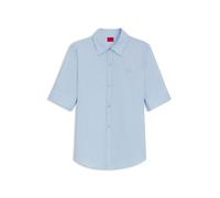 HUGO Regular-fit blouse in lightweight cotton canvas - Style The Summer Shirt, 50540156 Light Blue 12