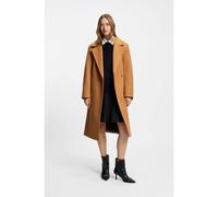 HUGO Regular-fit coat with tie-up belt - Style Melzy-1, 50547600 Light Brown 8