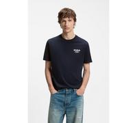 HUGO Regular-fit cotton T-shirt with logo print - Style Nesptee, 50572740 Dark Blue S