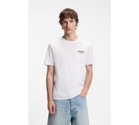 Hugo Nesptee 10283344 Blue Short Sleeve T-shirt White XL Men