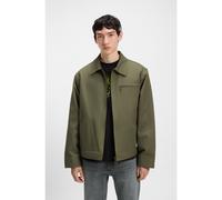 HUGO Regular-fit jacket in lightly padded cotton canvas - Style Blake2531, 50548713 Olive S