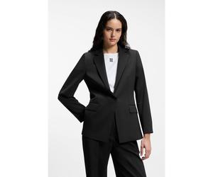 HUGO Regular-fit jacket with notch lapels - Style Atana-2, 50516447 Black 18