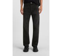 HUGO Regular-fit jeans in black washed denim - Style Jonah, 50547125 Dark Grey 30/32