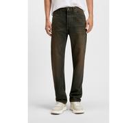 HUGO Regular-fit jeans in green-cast rigid denim - Style Jonah, 50547127 Dark Blue 32/34