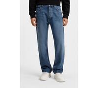 HUGO Regular-fit jeans in mid-blue stonewashed cotton denim - Style Jonah, 50511497 Blue 36/34