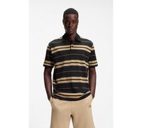 Hugo Nivarsolo 10280794 Blue Short Sleeve Polo Black S Men