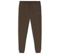 HUGO Regular-fit Cuffed Cotton Trousers