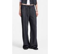 HUGO Regular-fit trousers in lightweight denim with drawstring waist - Style Hidona-1_B, 50560091 Dark Blue 4