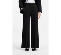 HUGO Regular-fit trousers in stretch seersucker - Style Hasmina, 50559862 Black 12