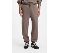 HUGO Relaxed-fit cotton trousers with streetwear logo - Style Datripant, 50568125 Light Brown L