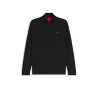 HUGO Relaxed-fit Jacket In A Waffle-structured Cotton Blend