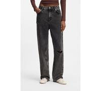 Hugo Leni 10268000 Blue Jeans Black 28 / 32 Women