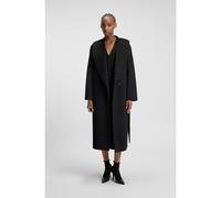 HUGO Relaxed-fit robe-style coat with tie-up belt - Style Mecami-1_DF, 50546753 Black 10