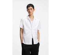 HUGO Relaxed-fit shirt in cotton poplin - Style Ellino, 50560584 White L