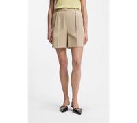 HUGO Relaxed-fit shorts in a pinstripe cotton blend - Style Hamonu, 50559853 Patterned 12