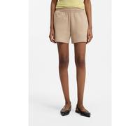 HUGO Relaxed-fit shorts in cotton terry with embroidered logo - Style Ninosta_2, 50536943 Light Beige M