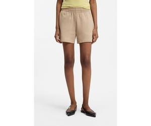HUGO Relaxed-fit shorts in cotton terry with embroidered logo - Style Ninosta_2, 50536943 Light Beige M
