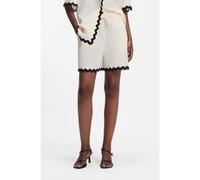 HUGO Relaxed-fit shorts with zigzag tape - Style Haslala-1, 50557546 Black / White 14