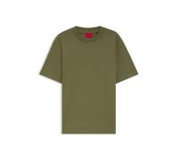 HUGO Relaxed-fit T-Shirt Mit Zentralem Logo-Detail Green