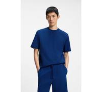 HUGO Relaxed-fit T-shirt with central logo detail - Style Dapolino, 50488330 Blue M