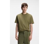 HUGO Relaxed-fit T-shirt with central logo detail - Style Dapolino, 50488330 Olive XS