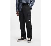 HUGO Relaxed-fit trousers in ripstop fabric - Style Gadic242, 50545643 Black L