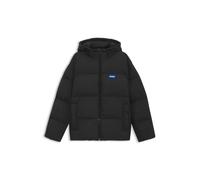 HUGO Mens Bodo2541 Relaxed-fit water-repellent jacket with logo badge