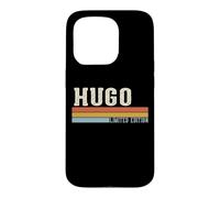 HUGO Retro Vintage Men Kids Boys First Name Case for iPhone 15 Pro