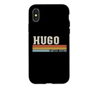 HUGO Retro Vintage Men Kids Boys First Name Case for iPhone X/XS