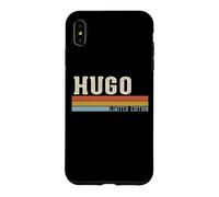 HUGO Retro Vintage Men Kids Boys First Name Case for iPhone XS Max