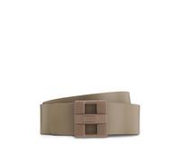 HUGO Reversible belt in Italian leather with logo buckle - Style Zita-tonal_Sr35, 50548472 White / Beige 30
