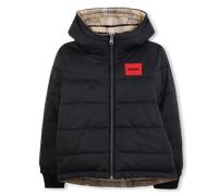 Hugo - Reversible Hooded Down Jacket - Stone - Boy - 14 Years