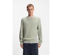 HUGO Rib-knit sweater in cotton - Style Sonnee, 50551398 Light Green XXL