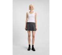 HUGO Ribbed tank dress with pleated skirt - Style Norila_B, 50542567 White / Grey XS