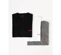 HUGO Men's 3 Pack Lounge Crew T-Shirt, Multicoloured