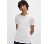 HUGO Round Mens Two-Pack of Slim-Fit T-Shirts in Stretch Cotton NOS -