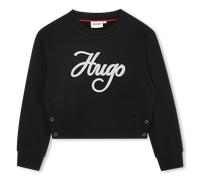 Hugo - Round Neck Sweatshirt - Black - Girl - 5 Years