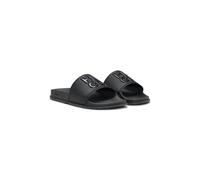 HUGO Rubber slides with debossed stacked logo - Style Match_it_Slid2_pvclg, 50546282 Black 4