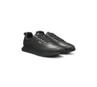 HUGO Running-inspired trainers in faux leather with structured details - Style Icelin_runn_nyrbpu, 50552629 Black 9