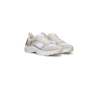 HUGO Running trainers with suede and mesh - Style GO2_merp, 50541703 White 11