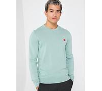 HUGO San Cassius-C1 Relaxed Fit Knitted Jumper - Green, Green, Size S, Men Green
